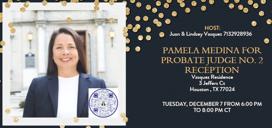 Pamela Medina for Judge Reception